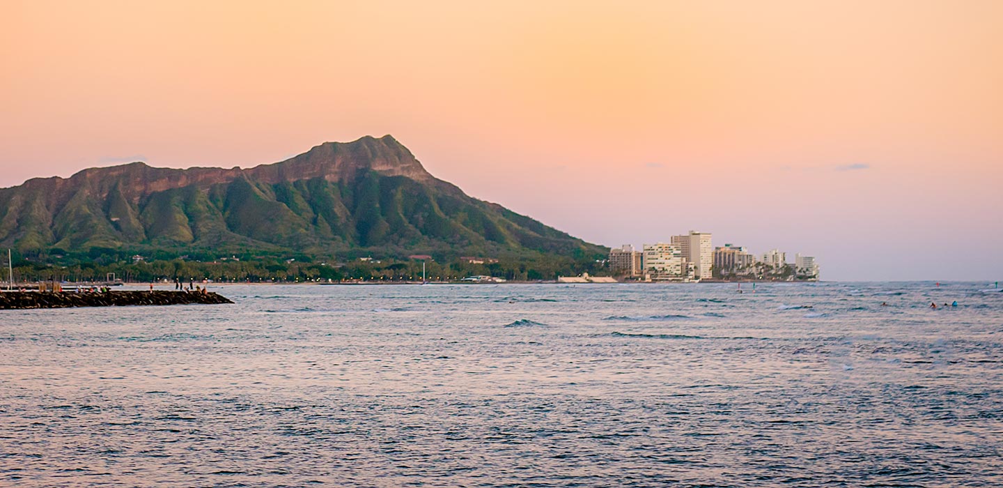 Beautiful vacation destination location
