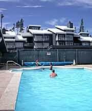 Pool at Lake Condominiums at Big Sky